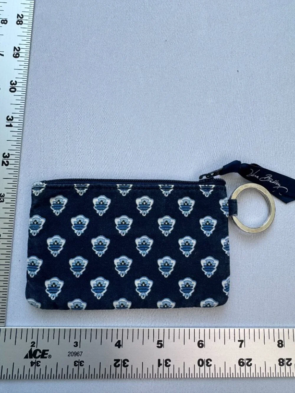 Vera Bradley Zip ID Case Lot of 4 Houndstooth Canterberry Nantucket Navy Mimosa - Picture 5 of 9